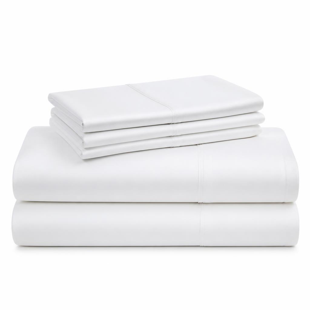 Customisable Sateen Bed Sheet & Pillow Set