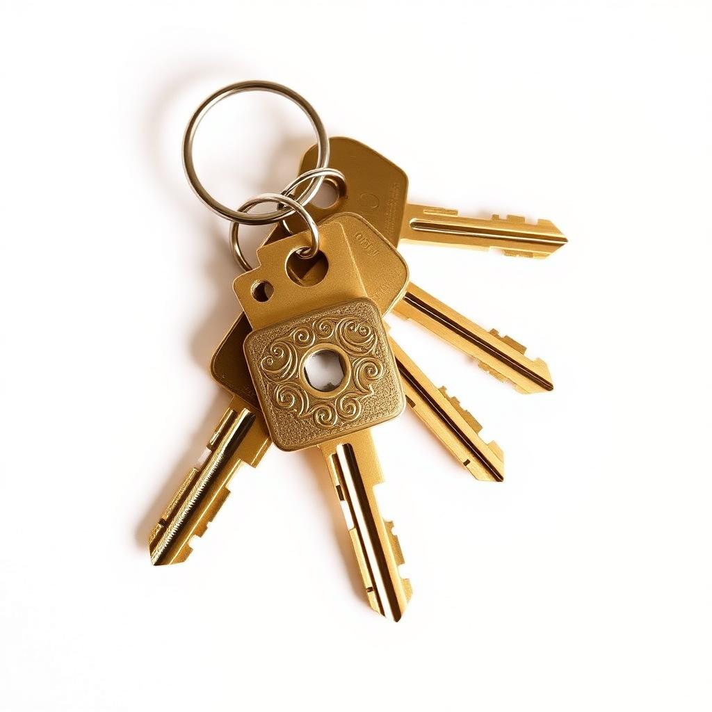Master Brass Home & House Door Key Set
