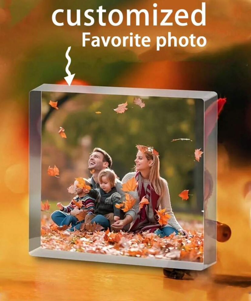 Custom Favourite Photo Acrylic Block Keepsake Frame