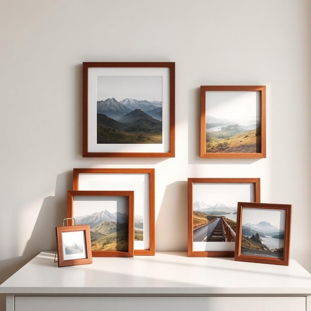 Customisable Wood & Glass Photo Frame — All Sizes