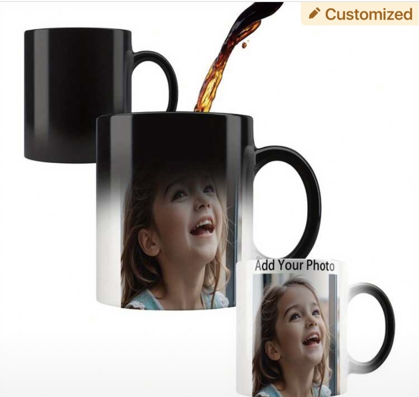 Customised Photo Magic Colour-Changing Mug