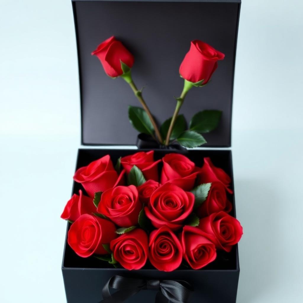 Artificial Eternal Rose Gift Box — Preserved Roses